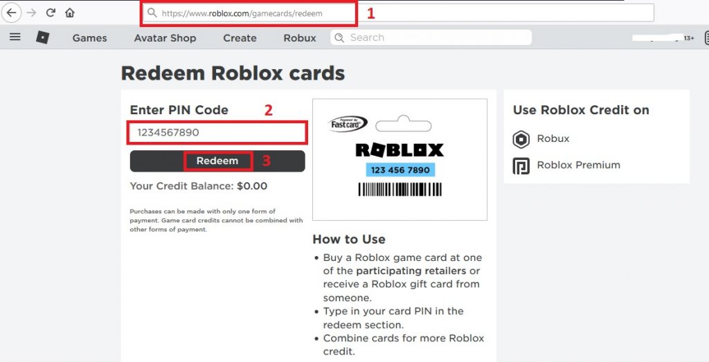 cara redeem roblox gift card